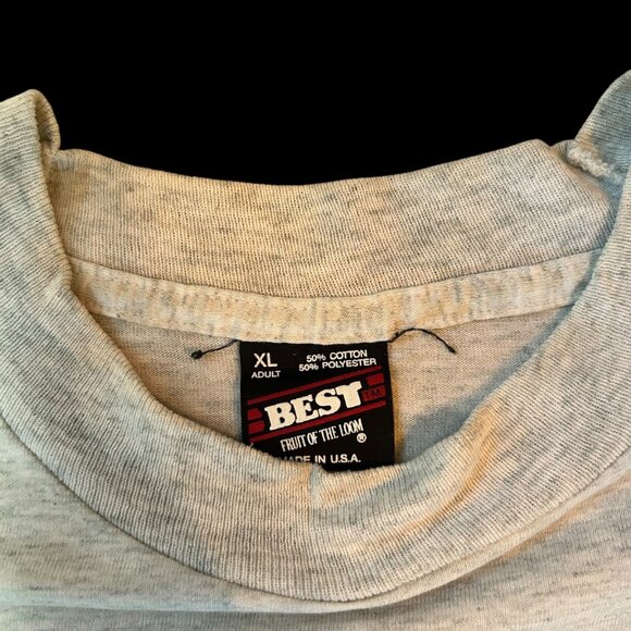 Vintage Best Fruit Of The Loom Single Stitch Teddy Bear Tee USA - Picture 4 of 6
